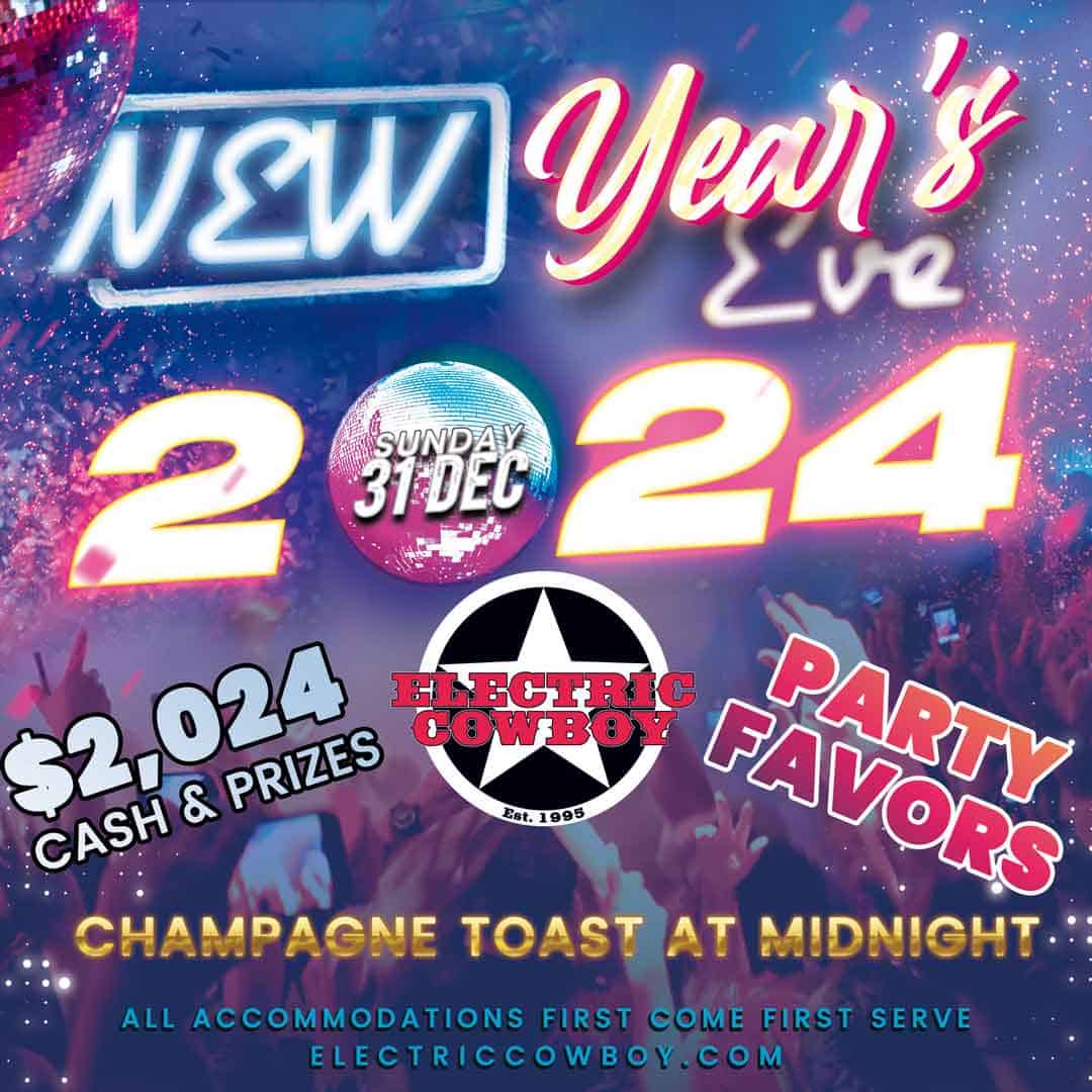 New Year's Eve Party Electric Cowboy Fort Smith