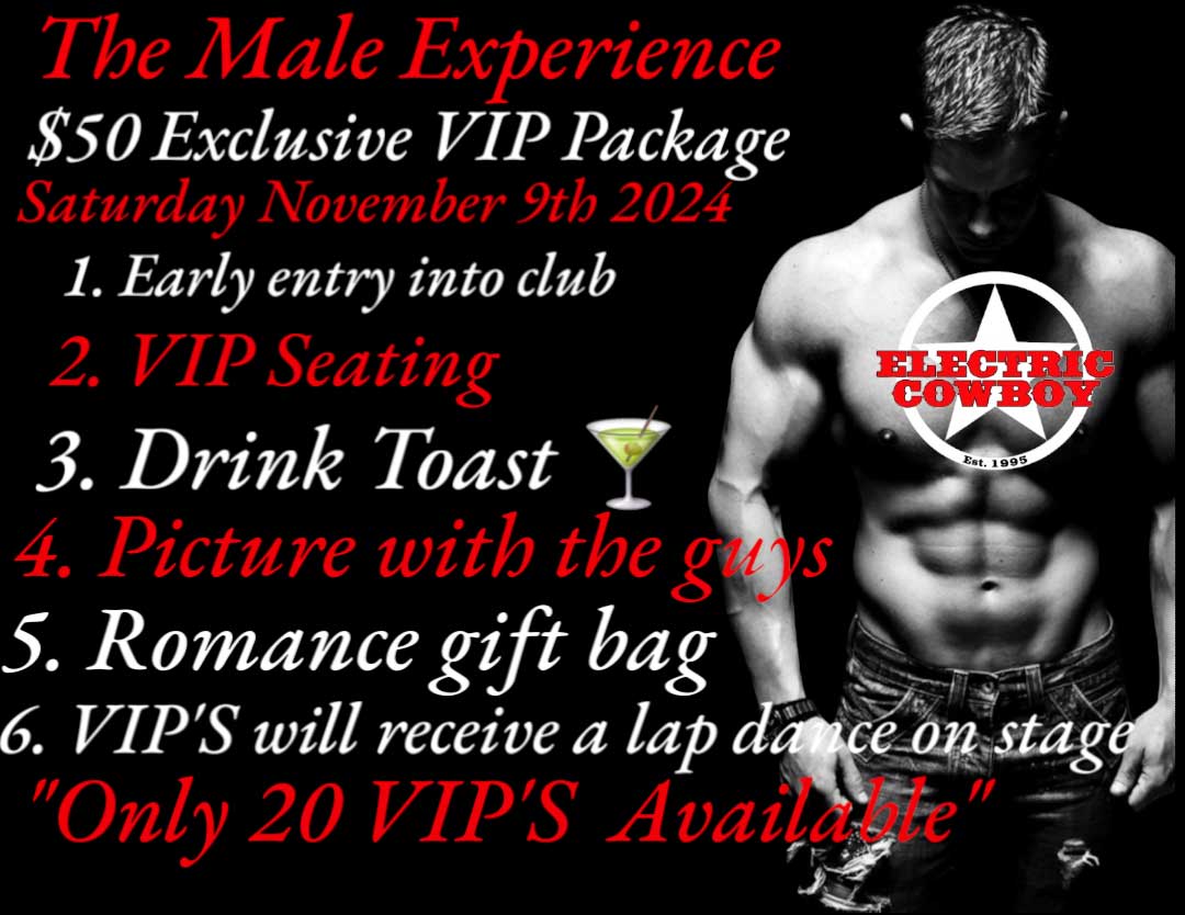 The Male Experience Electric Cowboy Little Rock